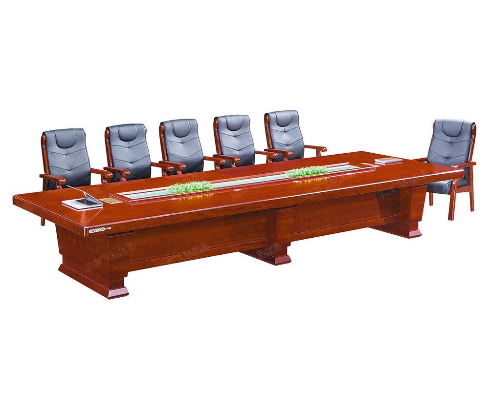 實木皮會議桌-72